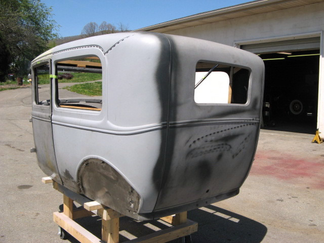 Ford model a steel reproduction body #10